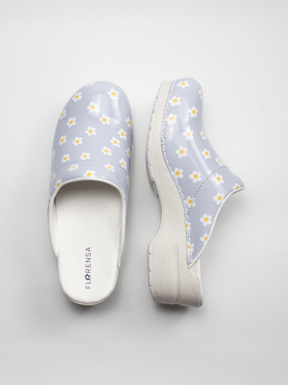 Florensa Clogs Flex - Daisy Light Blue