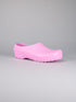 Rocker Gardy Cork Pink, roze tuinklomp, schuin aanzicht
