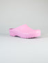 Rocker Gardy Foam Pink Open, roze tuinklomp met open hiel, schuin aanzicht